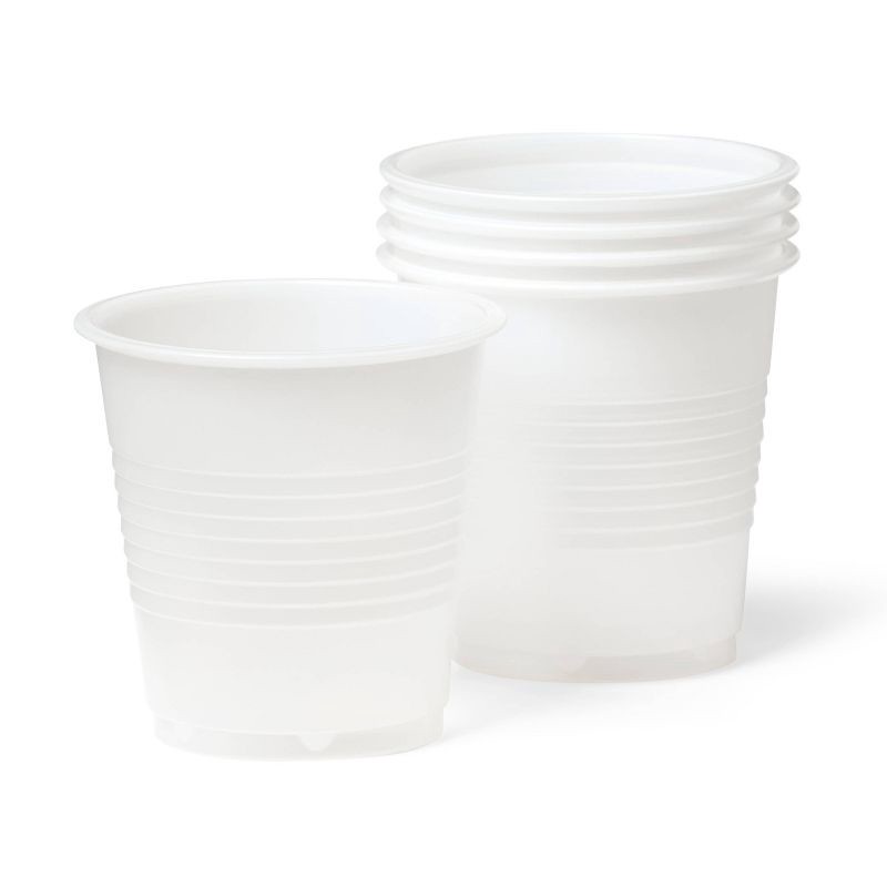 slide 2 of 3, White Disposable Cups - 3oz/150ct - Dealworthy™, 3 oz, 150 ct