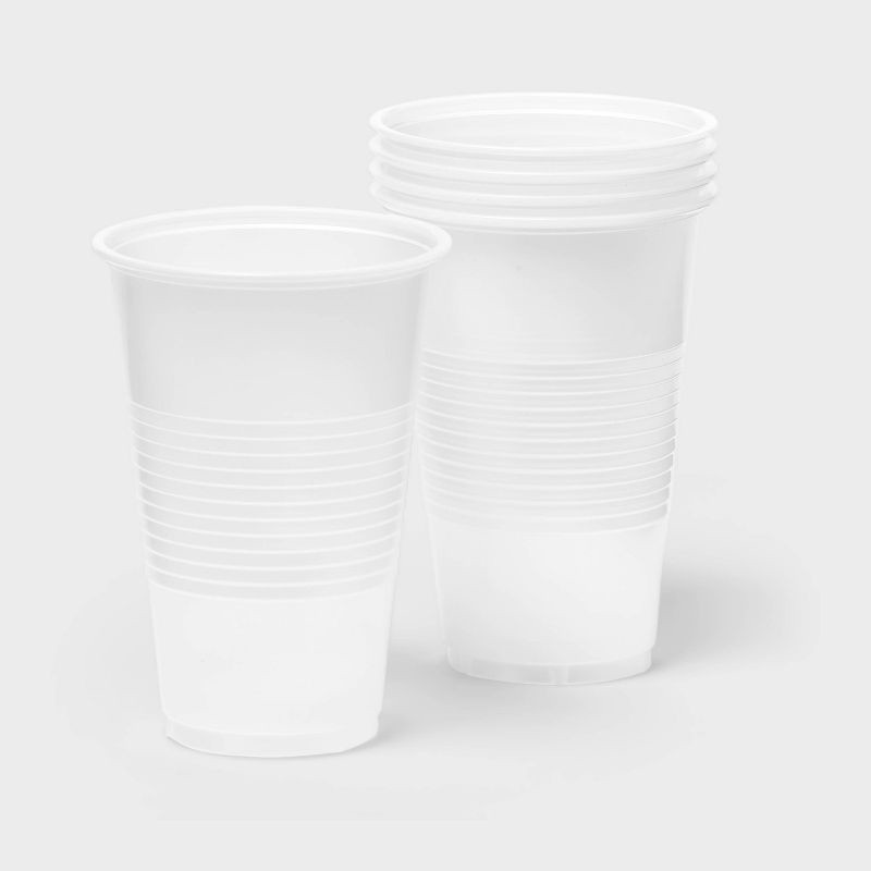 slide 2 of 3, Clear Disposable Cups - 16 fl oz/50ct - Dealworthy™, 50 ct; 16 fl oz
