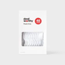 Plastic Forks - 48ct - Dealworthy™