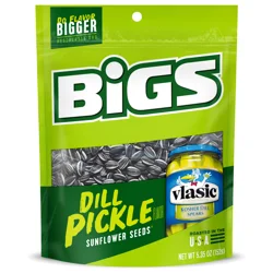 BIGS Vlasic Dill Pickle Sunflower Seeds, 5.35 oz. Bag