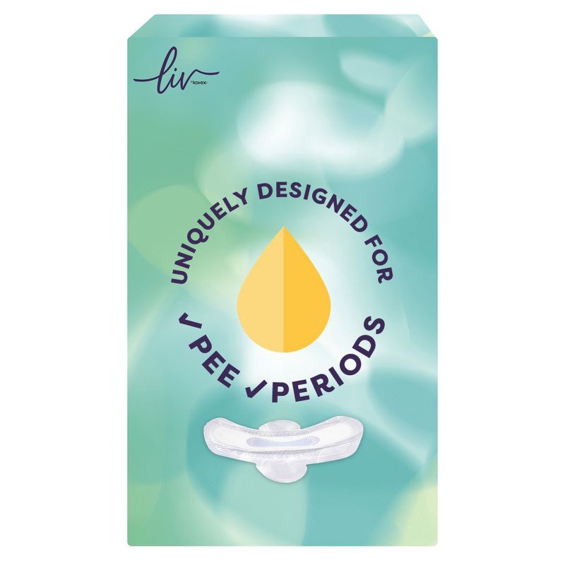 slide 3 of 7, Liv by Kotex Period & Pee Regular Absorbency Ultra Thin Pads - 28ct, 28 ct