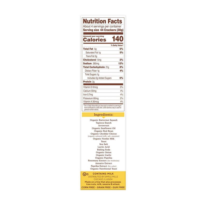 slide 4 of 8, Simple Mills Cheddar Pop Mmms - 4oz, 4 oz