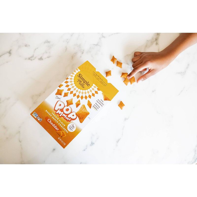 slide 5 of 8, Simple Mills Cheddar Pop Mmms - 4oz, 4 oz