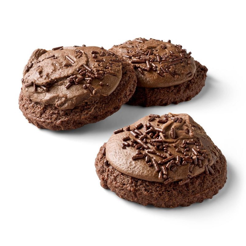 slide 3 of 3, Double Chocolate Sugar Cookies - 13.5oz/10ct - Favorite Day™, 10 ct; 13.5 oz