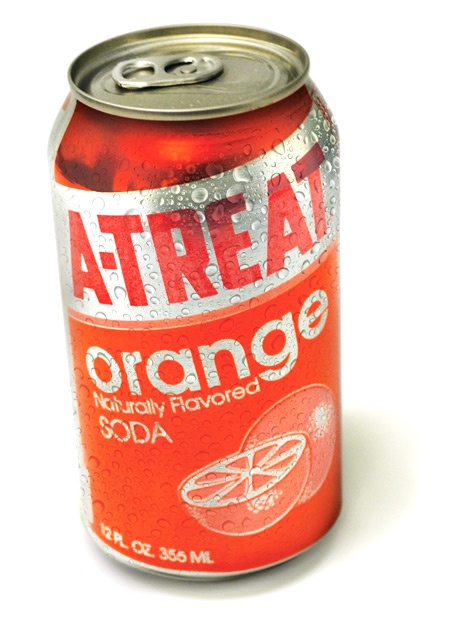 slide 1 of 1, A-Treat Orange Soda, 20 fl oz