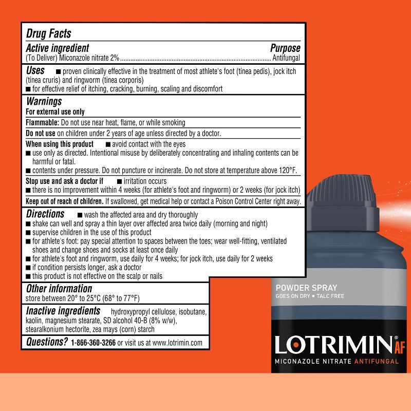 slide 12 of 12, Lotrimin Spray Powder - 4.6oz, 4.6 oz