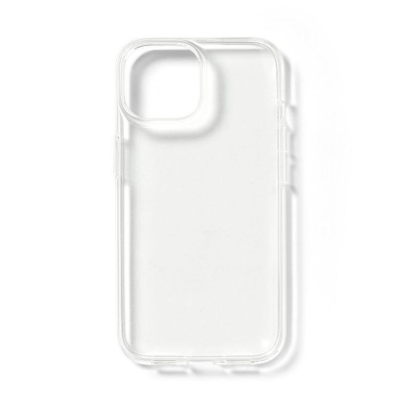 slide 2 of 3, iPhone 16e/iPhone 15/iPhone14/iPhone13 Case - dealworthy™ Clear: Wireless Charging Compatible TPU Cover, 1 ct