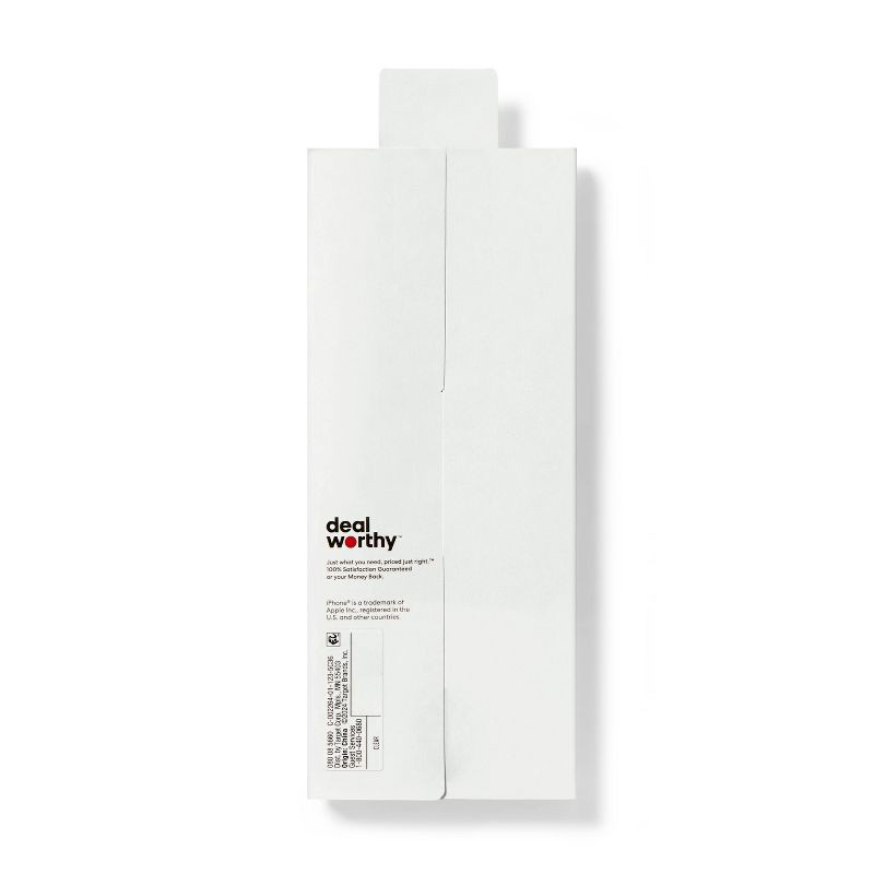 slide 3 of 4, Apple iPhone 16e/iPhone 14/iPhone 13/iPhone 13 Pro Screen Protector - dealworthy™: Anti-Fingerprint Shatter-Resistant Tempered Glass, 1 ct