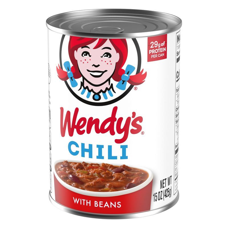 slide 2 of 6, Wendy's Chili with Beans - 15oz, 15 oz