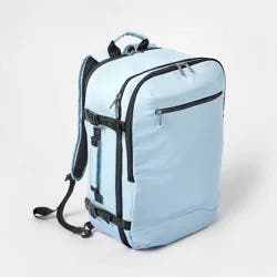35L Travel Backpack Muddy Aqua - Open Story™: Water-Resistant