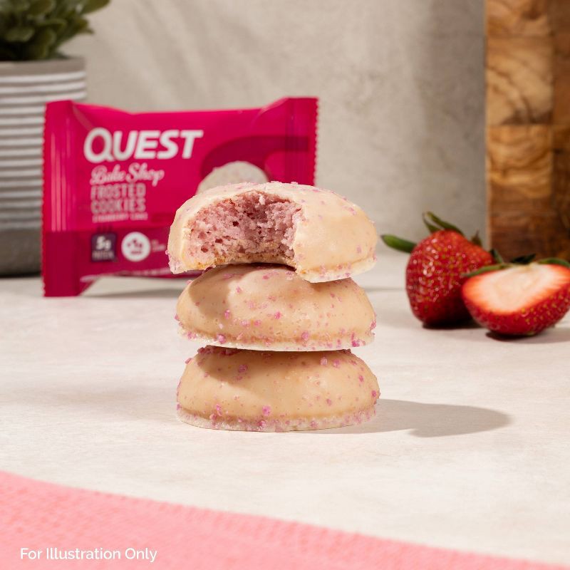 slide 5 of 6, Quest Nutrition Protein Bars - Strawberry Frosted Cookie - 7.05oz/8ct, 7.05 oz, 8 ct