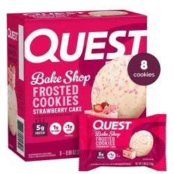 Quest Nutrition Protein Bars - Strawberry Frosted Cookie - 7.05oz/8ct
