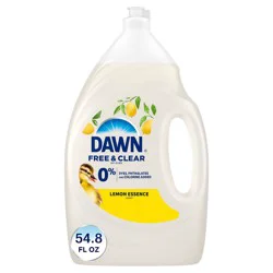 Dawn Lemon Essence Free & Clear Ez Squeeze Dishwashing Liquid - 54.8 fl oz