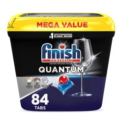 Finish Quantum Dishwasher Detergent Tablets - 84ct