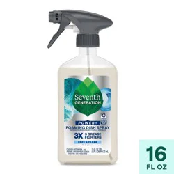 Seventh Generation Free & Clear Power Plus Foaming Dish Spray Soap - 16 fl oz