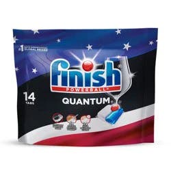 Finish Quantum Dishwasher Detergent Tablets - 14ct