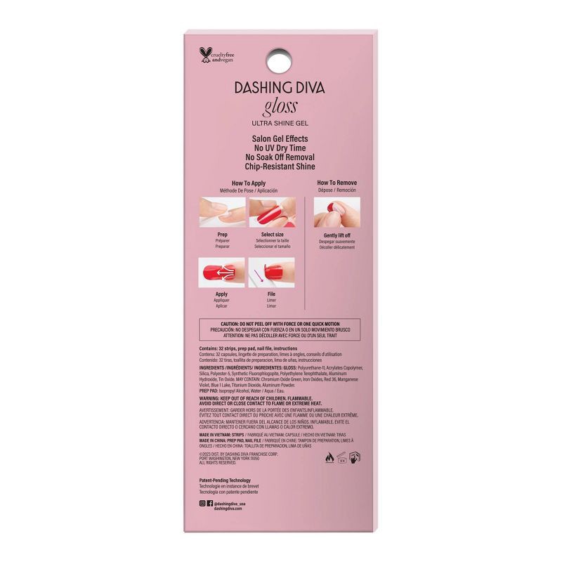 slide 4 of 4, Dashing Diva Gloss Nail Art - Maybe Marble - 32pc, 32 ct