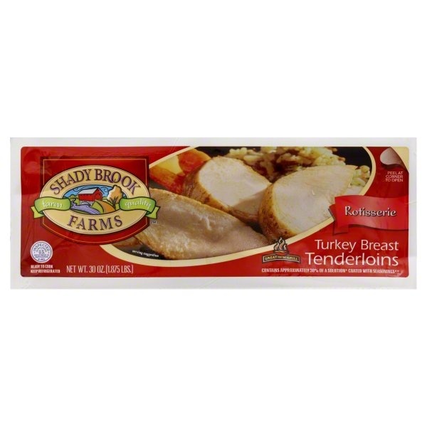 slide 1 of 1, Shady Brook Farms Rotisserie Marinated Turkey Breast Tenderloins, 30 oz