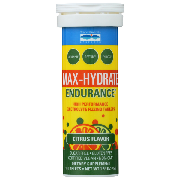 slide 1 of 1, Trace Minerals Research Hydrate Endurance, 10 ct