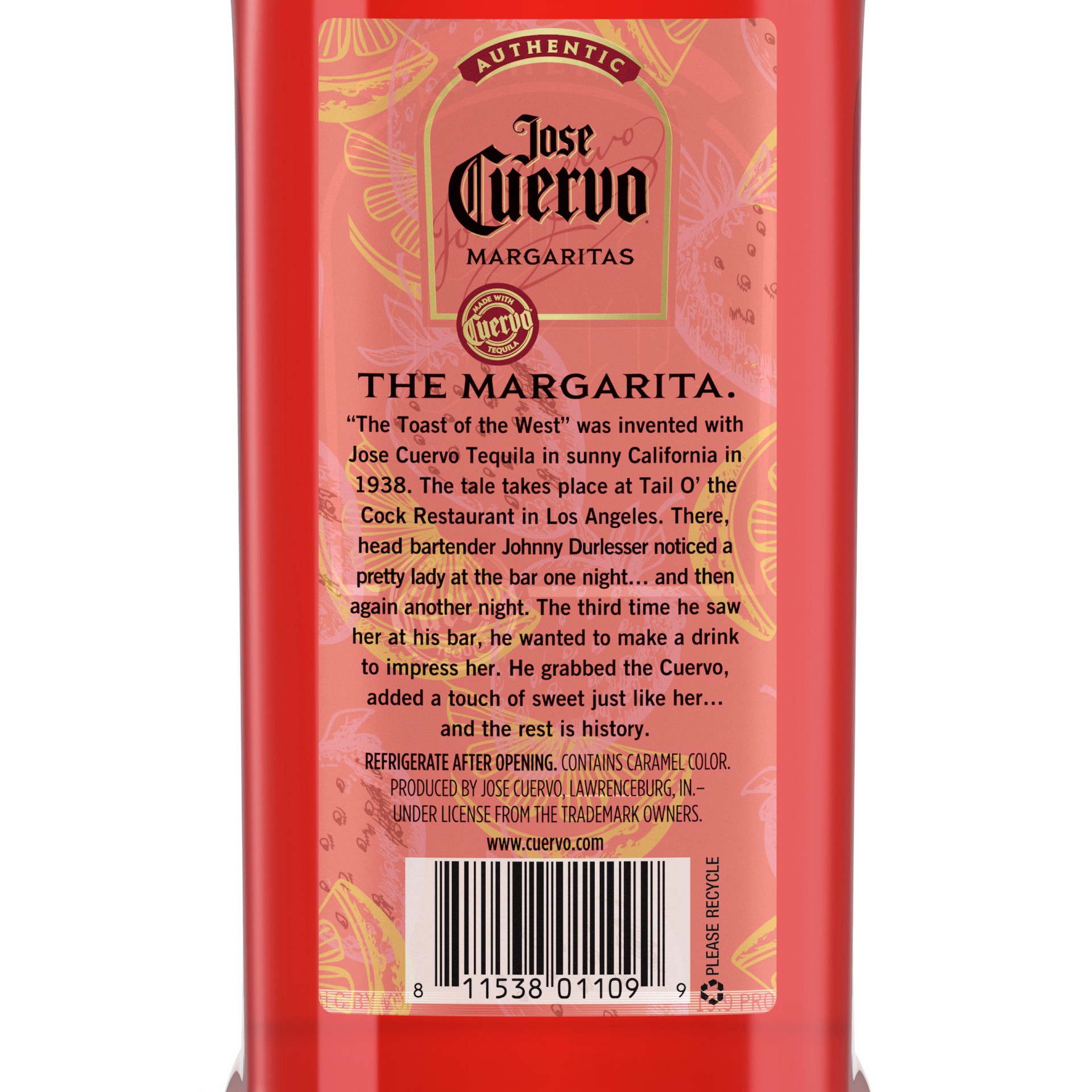 slide 5 of 6, Jose Cuervo Authentic Margarita Strawberry Lime Ready to Drink Cocktail (750 ml), 750 ml