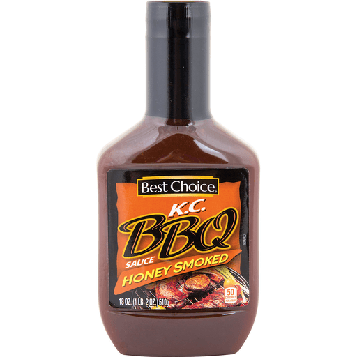 slide 1 of 1, Best Choice Honey Smoked BBQ Sauce, 18 oz