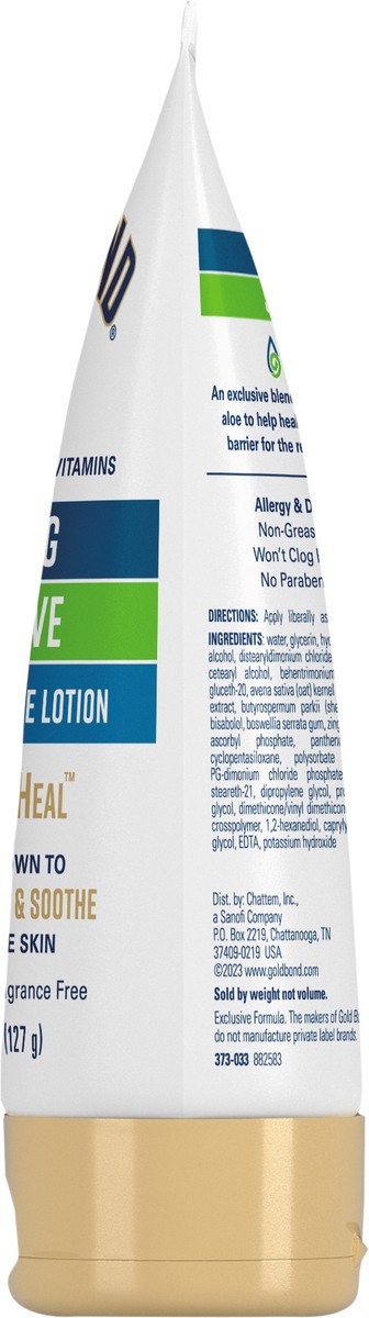 slide 4 of 8, Gold Bond Healing Sensitive Daily Body & Face Lotion, 4.5 oz, 4.5 oz
