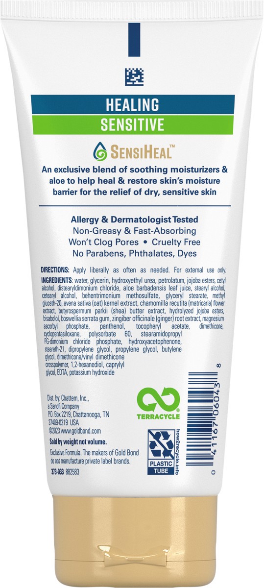 slide 2 of 8, Gold Bond Healing Sensitive Daily Body & Face Lotion, 4.5 oz, 4.5 oz