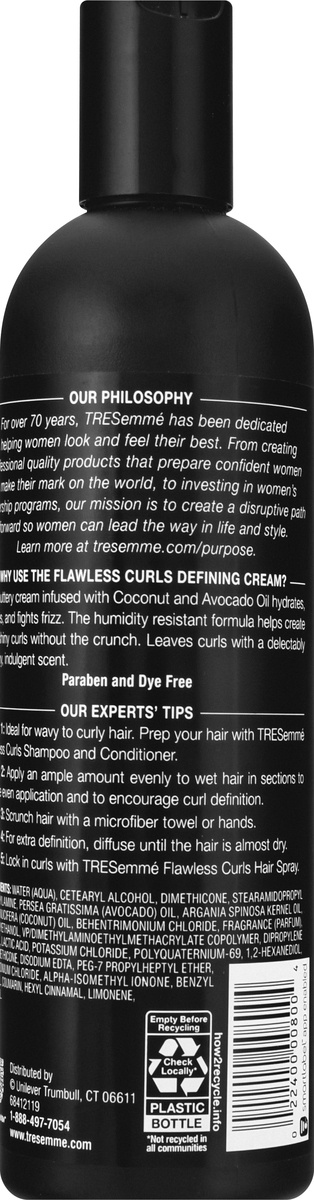 slide 9 of 9, TRESemmé Hair Care Curl Defining Cream, 12 fl oz