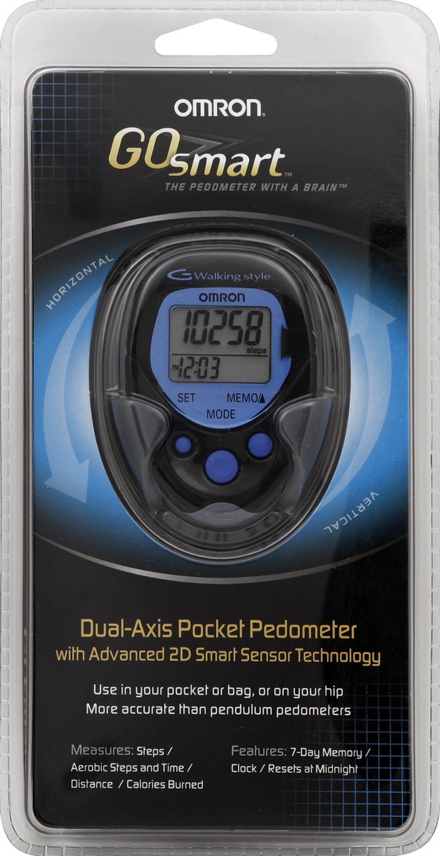 slide 2 of 2, Omron Pedometer 1 ea, 1 ct