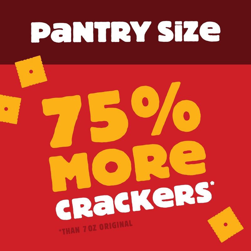 slide 6 of 9, Cheez-It Extra Crunchy Bold Cheddar Baked Crackers - 12.4oz, 12.4 oz