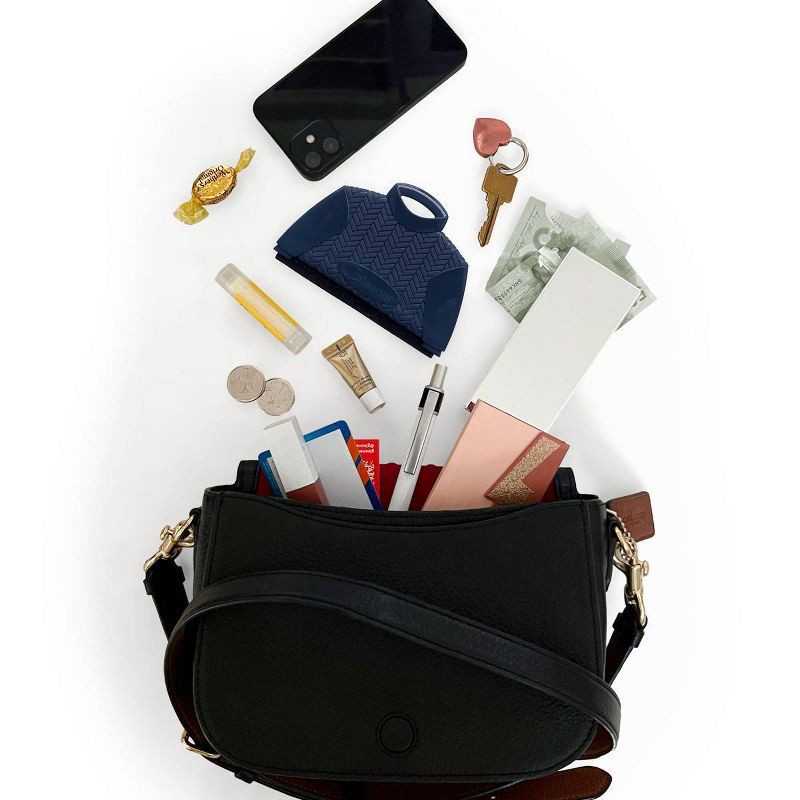 slide 7 of 9, Gleener Sweater Shaver: Lint Remover & Defuzzer, 90% Recycled Plastic, White/Blue, No Battery Needed, 1 ct