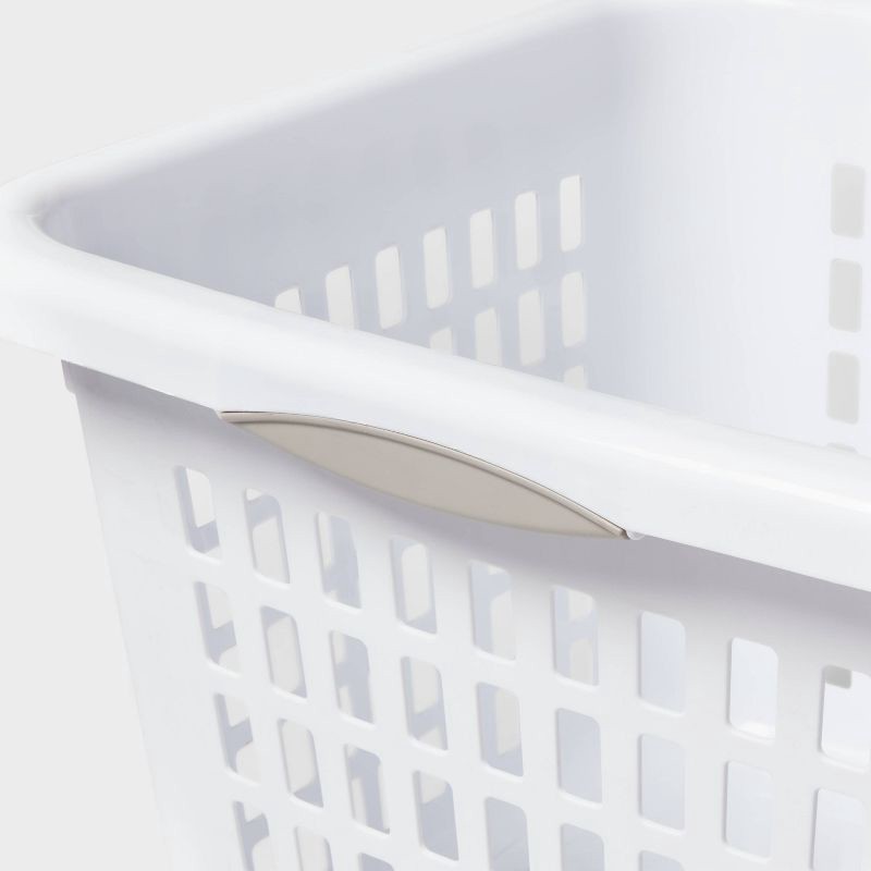 slide 3 of 6, 1.5bu Plastic Square Laundry Basket - Brightroom™, 1 ct