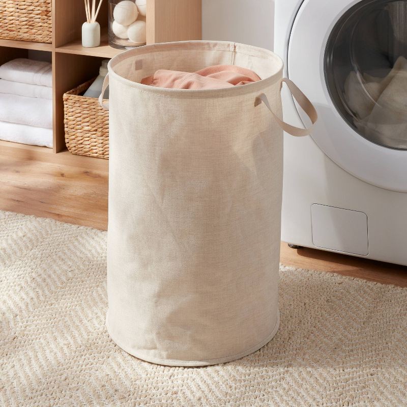 slide 2 of 3, Canvas Pop-Up Laundry Hamper - Brightroom™, 1 ct