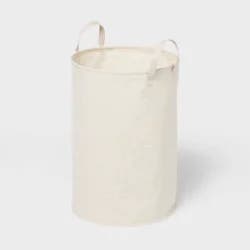Canvas Pop-Up Laundry Hamper - Brightroom™: Beige, 75L Capacity, Kids & Baby Clothes Sorter, No Assembly Required