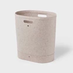 Felt Double Laundry Hamper Oatmeal - Brightroom™: Polyester, 6000 Volume, Adjustable, Open-Top, Kids' & Baby Clothes Sorter