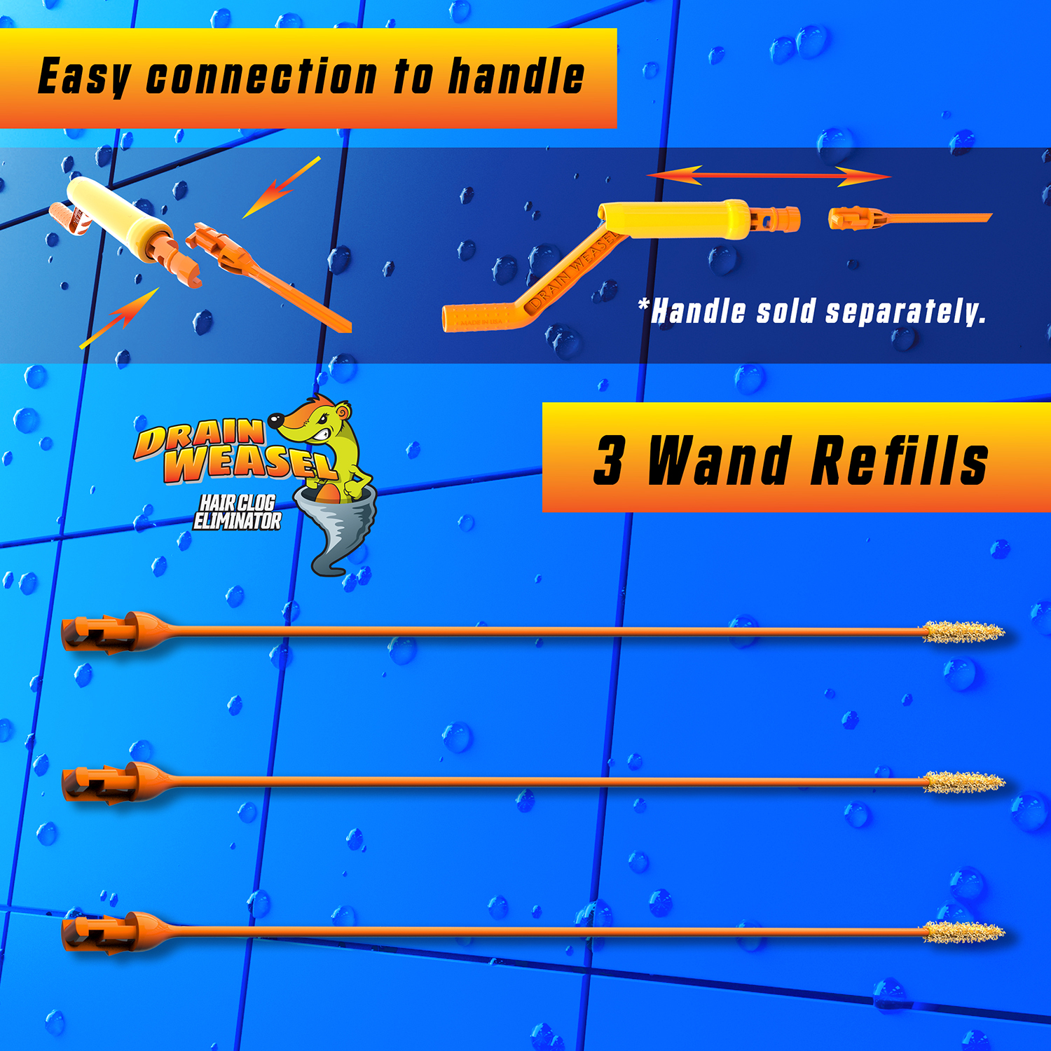 slide 2 of 2, Plus Hair Clog Tool Refills, 30Ct, 3 ct