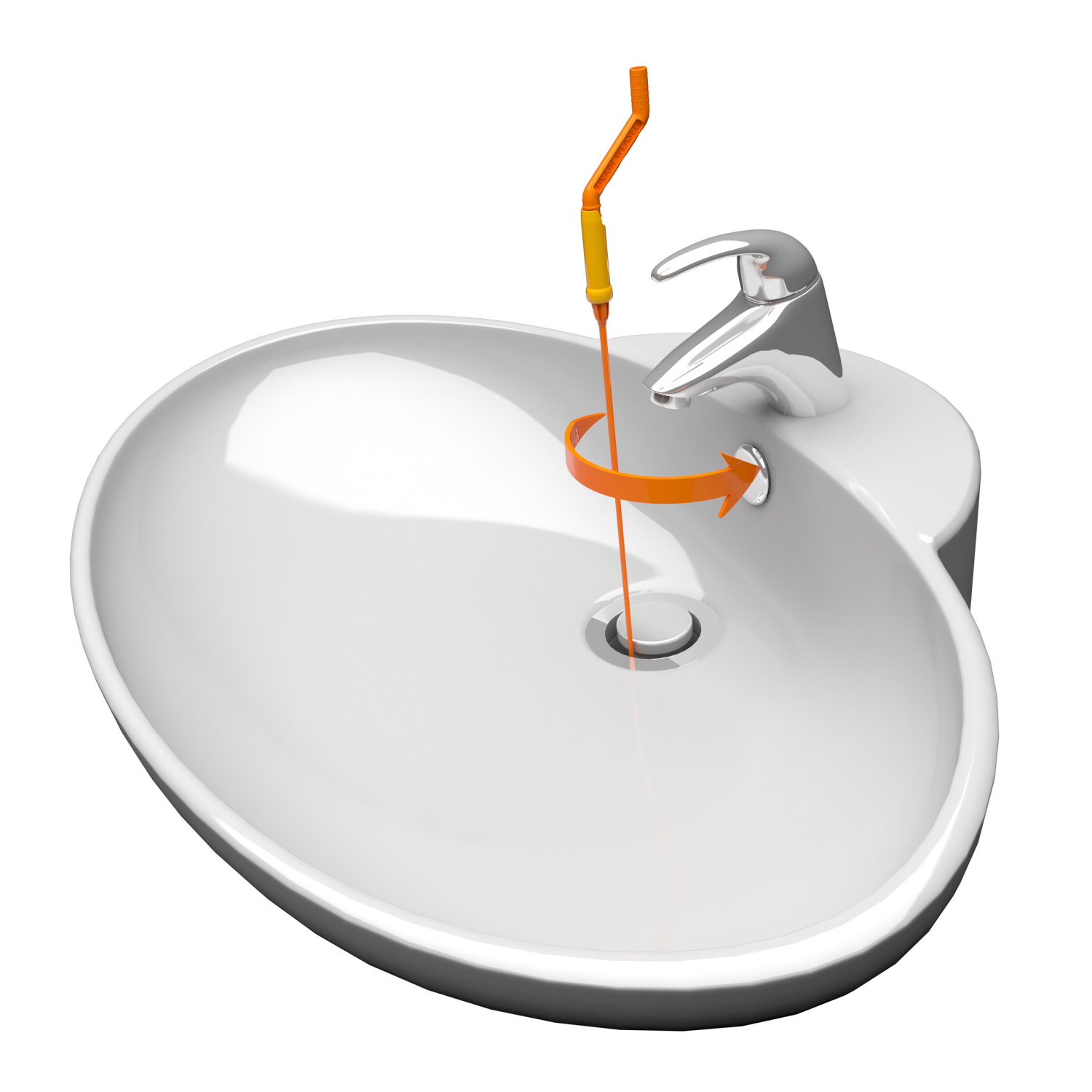 slide 3 of 4, Drain Weasel Heavy Duty For Hair-3 Molded Wands, 1 ct