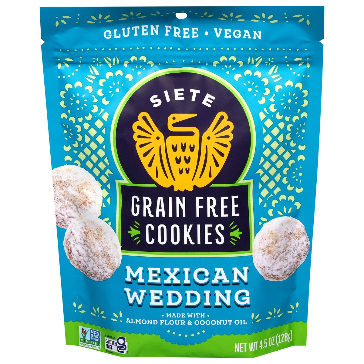 slide 1 of 1, Siete Grain Free Mexican Wedding Cookies 4.5 oz, 4.5 oz