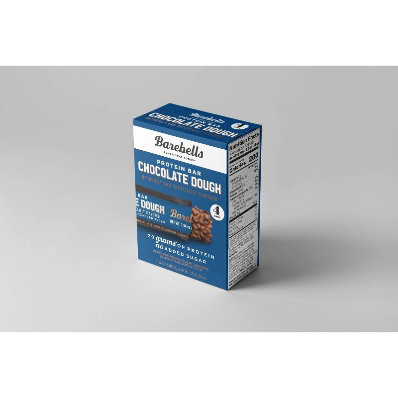 slide 2 of 3, Barebells Nutrition Bars - Chocolate Dough - 4pk, 4 ct