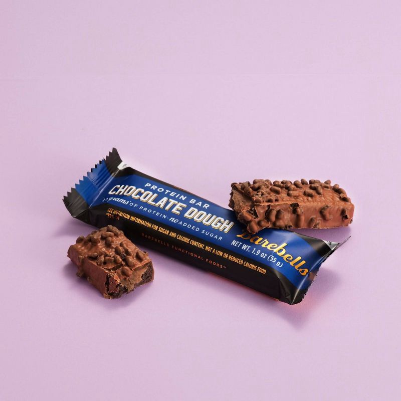 slide 3 of 3, Barebells Nutrition Bars - Chocolate Dough - 4pk, 4 ct