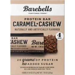 Barebells Nutrition Bars - Caramel Cashew - 7.76oz/4pk