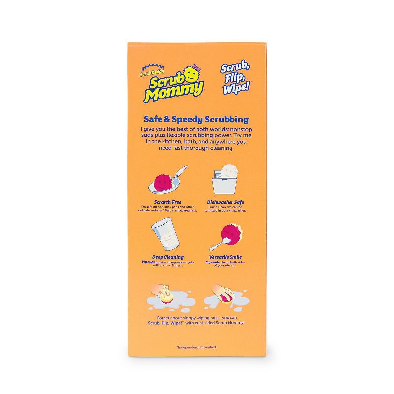 slide 4 of 15, Scrub Daddy Dual-Sided Scrubber Sponge - 4ct, 4 ct