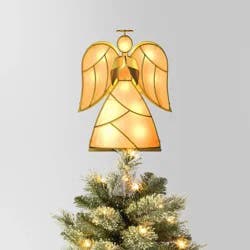 13.25" Incandescent Lit Angel Christmas Tree Topper - Wondershop™