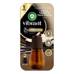 Air Wick Vibrant Essential Mist - Sweet Vanilla & Shea Butter - 0.67 fl oz: Aromatherapy Electric Diffuser, Battery Powered