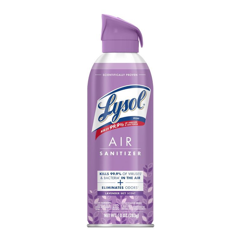 slide 1 of 6, Lysol Lavender Air Sanitizer - 10oz, 10 oz