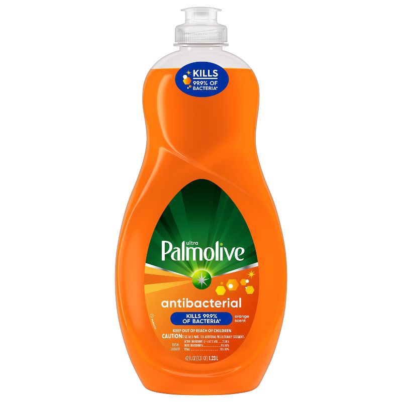 slide 10 of 16, Palmolive Ultra Antibacterial Dish Liquid Soap - Orange Scent - 42 fl oz, 42 fl oz