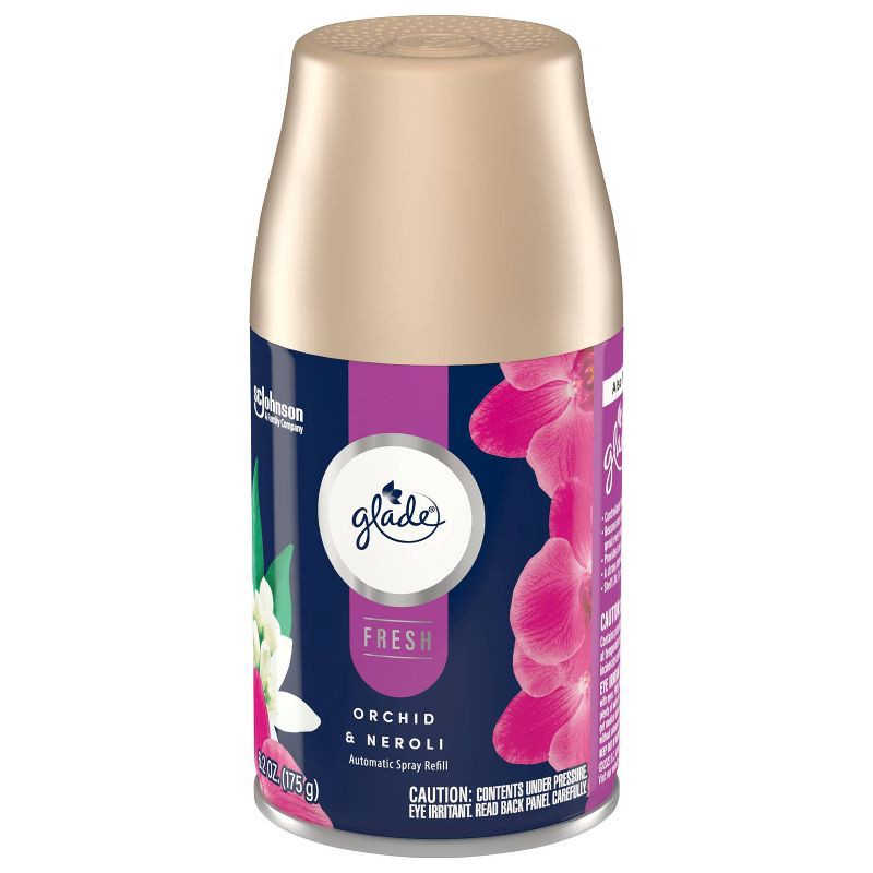 slide 12 of 14, Glade Automatic Spray Air Freshener Refill Orchid & Neroli - 6.2oz, 6.2 oz