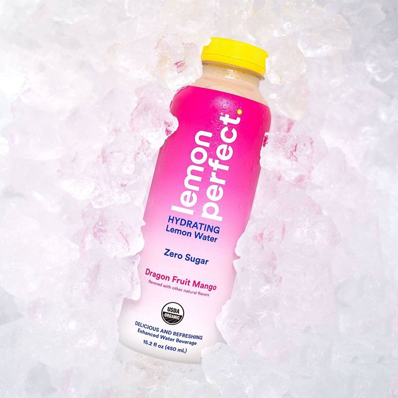 slide 3 of 7, Lemon Perfect Dragon Fruit Mango Hydrating Lemon Water - 15.2 fl oz Bottle, 15.2 fl oz