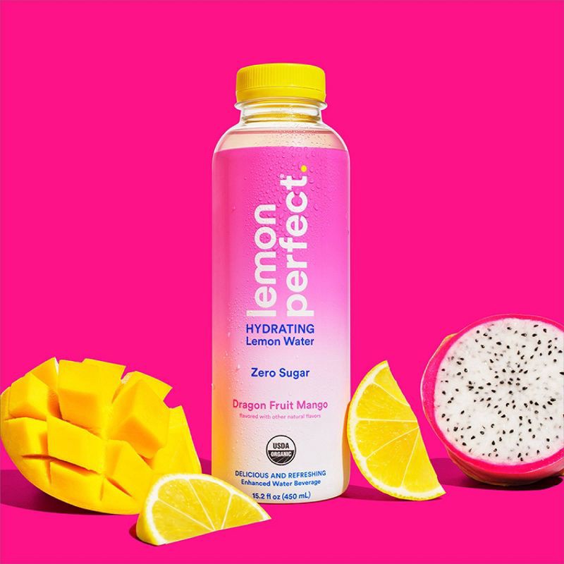 slide 4 of 7, Lemon Perfect Dragon Fruit Mango Hydrating Lemon Water - 15.2 fl oz Bottle, 15.2 fl oz