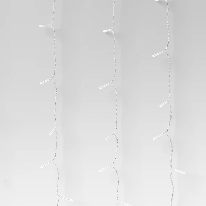 slide 4 of 4, Curtain String Lights with Clips White - Room Essentials™: LED Fairy Lights for Dorm Decor, UL Listed, Indoor/Outdoor Use, 1 ct